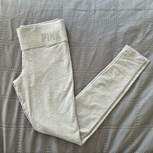 Grey PINK Yoga Leggings Sz Small